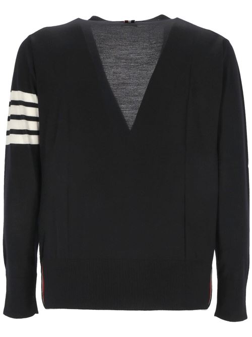 V-neck cardigan THOM BROWNE | MKC002AY1014415